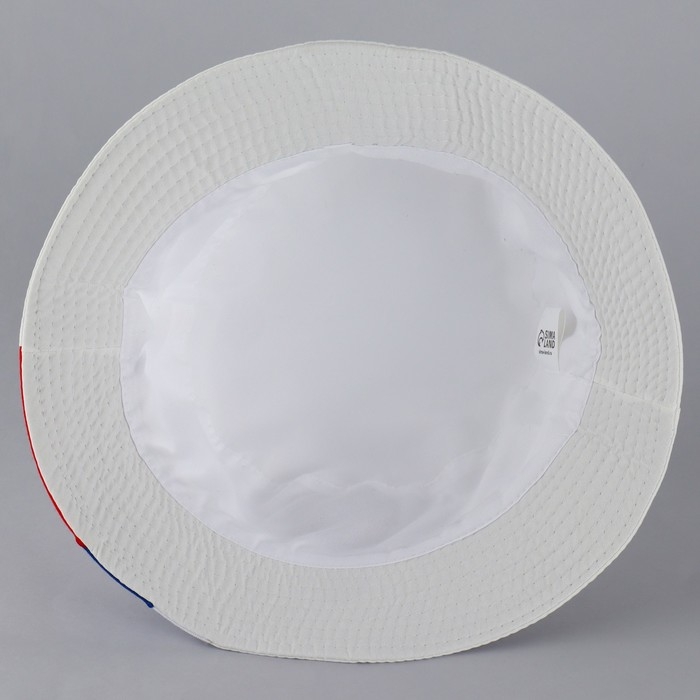 Панама «Россия», цвет белый, р-р 56 Панама «Россия», цвет белый, р-р 56