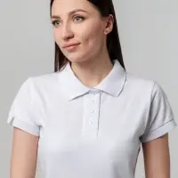 Рубашка поло женская Virma Premium Lady, белая, размер M