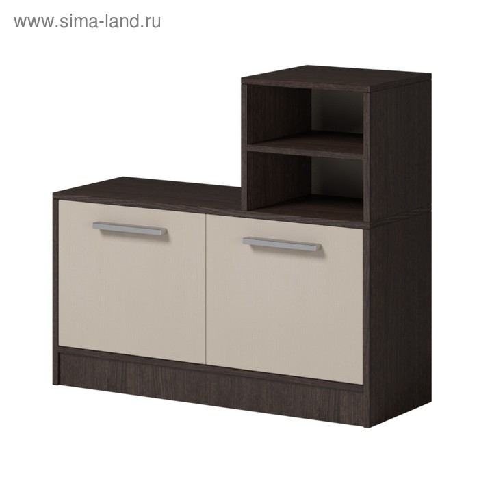 Комод-обувница &laquo;Энтер&raquo;, 900 &times; 343 &times; 816 мм, венге / дуб молочный