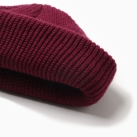 Шапка женская MINAKU, цвет бордовый, р-р 56-58 Шапка женская MINAKU, цвет бордовый, р-р 56-58