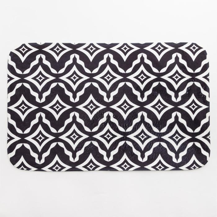 Коврик для ванной Этель Коврик для ванной Этель "Узор", 80х50 см, велюр