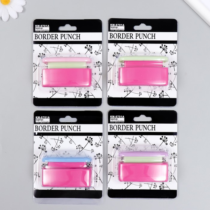 Дырокол фигурный для края Дырокол фигурный для края "Ленты" длина рисунка 4,5 см 4х6,5х2,5 см