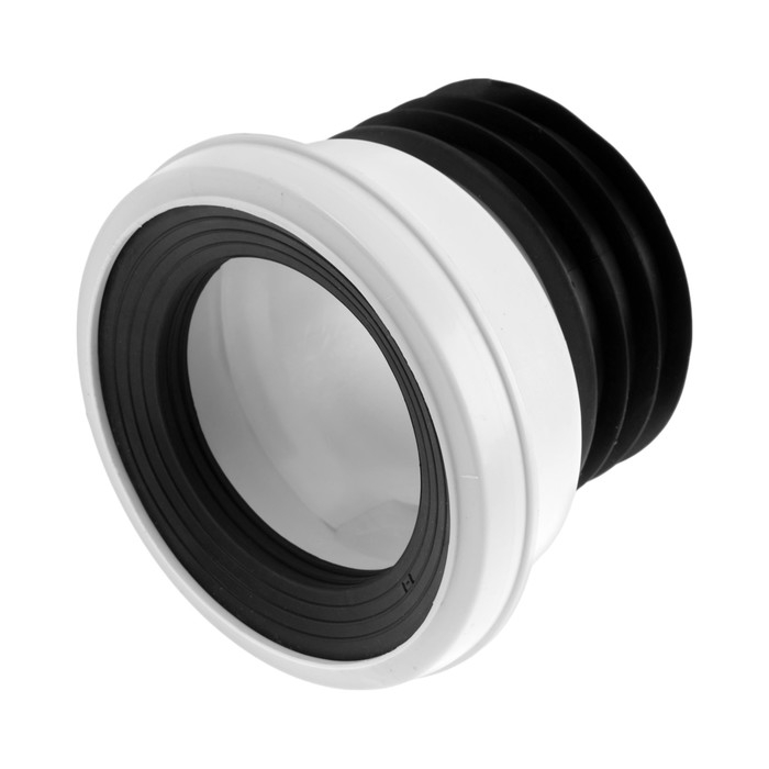 Труба фановая для унитаза ORIO С-9970, эксцентрическая, 20 мм, с манжетой, L=132 мм Труба фановая для унитаза ORIO С-9970, эксцентрическая, 20 мм, с манжетой, L=132 мм