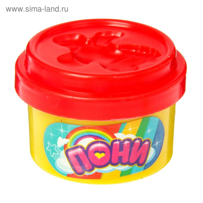 Набор для игры с пластилином «Пони», цвета МИКС Набор для игры с пластилином «Пони», цвета МИКС