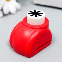 Дырокол фигурный "Ромашка" d=1,5 см 3,5х4х4 см МИКС