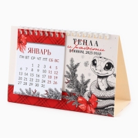 Календарь 2025 настольный с отрывными листами «Новый год: Любви, тепла и волшебства», 16,9 х 14 см Календарь 2025 настольный с отрывными листами «Новый год: Любви, тепла и волшебства», 16,9 х 14 см