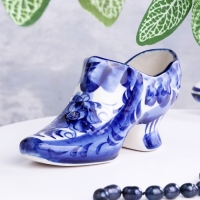Сувенир &laquo;Туфля&raquo;, 17х7 см, гжель
