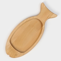 Доска разделочная и для подачи «Рыбка», 27,5×12×1,8 см, берёза Доска разделочная и для подачи «Рыбка», 27,5×12×1,8 см, берёза