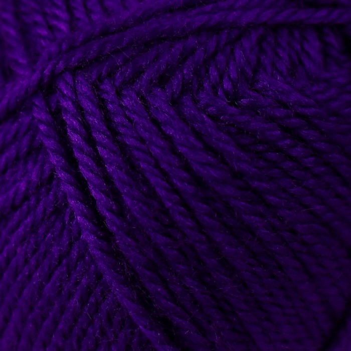 Пряжа "Школьная" 100% акрил 150м/50гр (1406-Яркий фиолетовый)