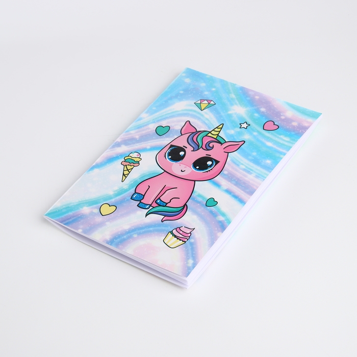 Подарочный набор для девочки &laquo;Единорожик&raquo;, кошелёк, блокнот, ручка