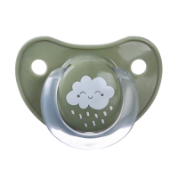 Соска - пустышка латексная классическая &laquo;Облачко&raquo;, от 3 мес., цвет зеленый
