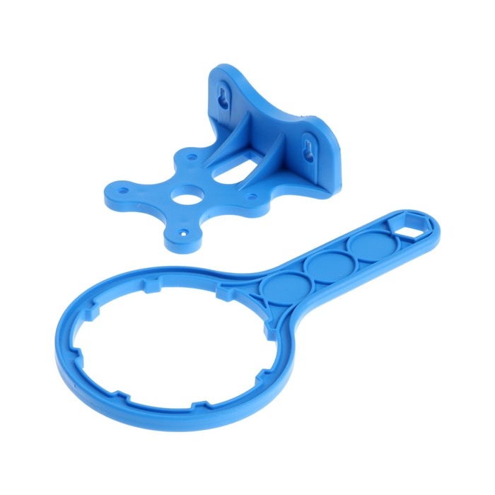 Корпус для фильтра Корпус для фильтра "Аквабрайт" АБФ-10-12, 1/2", для холодной воды, ключ, крепеж, прозрачный