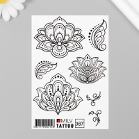 Татуировка на тело "Мехенди" 10х15 см Татуировка на тело "Мехенди" 10х15 см