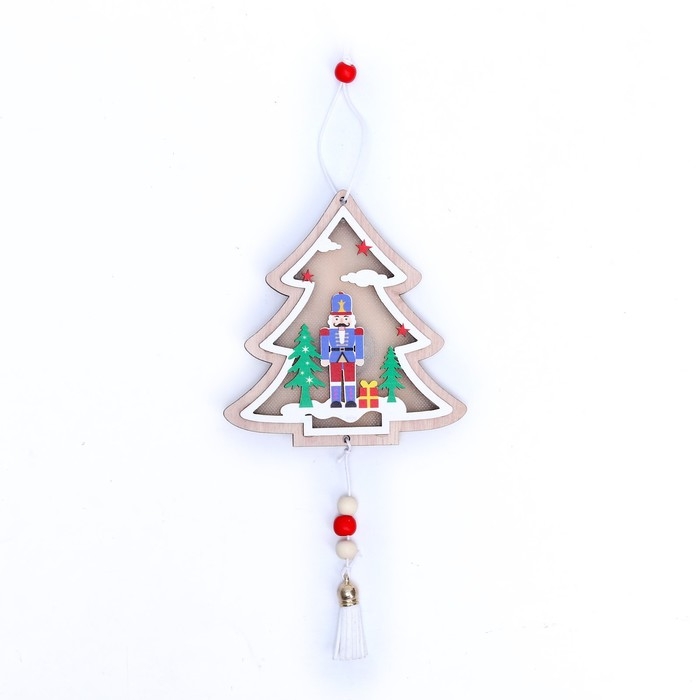 Новогодний декор с подсветкой &laquo;Щелкунчик&raquo; 11 &times; 1 &times; 12 см