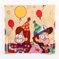 Скатерть одноразовая праздничная 120х180 см, 35 мкр, Гравити Фолз Скатерть одноразовая праздничная 120х180 см, 35 мкр, Гравити Фолз