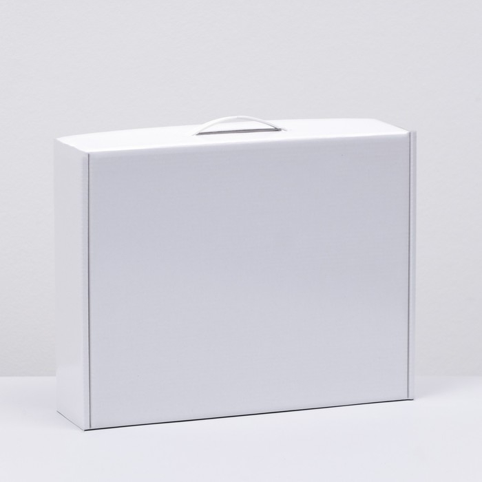 Коробка самосборная, белая, ламинированная, 25 х 32 х 8,5 см Коробка самосборная, белая, ламинированная, 25 х 32 х 8,5 см