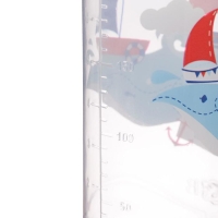 Бутылочка для кормления «Морское приключение», классическое горло, с ручками, 250 мл., от 3 мес., цвет голубой Бутылочка для кормления «Морское приключение», классическое горло, с ручками, 250 мл., от 3 мес., цвет голубой