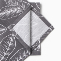 Набор салфеток с декорат. кольцами Этель Ease 40х40 см - 4 шт, 100% хл, репс