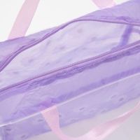 Косметичка на молнии, цвет сиреневый Косметичка на молнии, цвет сиреневый