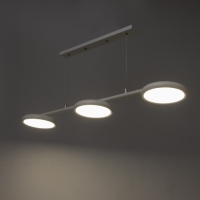 Люстра "Нильсин" 3хLED 72Вт 3000-6000К белый 100х20х100 см