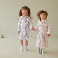 Халат детский муслиновый LoveLife «Сердечки» (3 года, рост 98-104 см) 100% хлопок, 235 гр/м2 Халат детский муслиновый LoveLife «Сердечки» (3 года, рост 98-104 см) 100% хлопок, 235 гр/м2