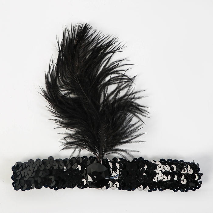 Карнавальный набор &laquo;Вечеринка Гэтсби. Блондинка&raquo;, парик, повязка, бусы