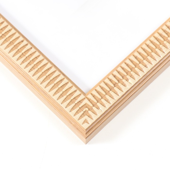 Фоторамка пластик 30х40 см "Вытянутый ромб из дерева" 32х42 см