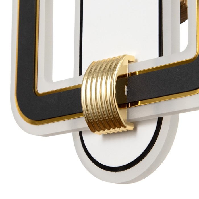 Бра Бра "Квадрат" LED 35Вт 4000К черно-белый 26х19х5 см