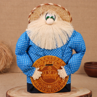 Оберег - домовой "Большой Берендей с копилкой", h = 38 см, микс Оберег - домовой "Большой Берендей с копилкой", h = 38 см, микс