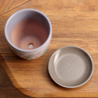 Горшок цветочный Живопись сиреневый крокус №1, 0,7 л, d - 11,7 см Горшок цветочный Живопись сиреневый крокус №1, 0,7 л, d - 11,7 см