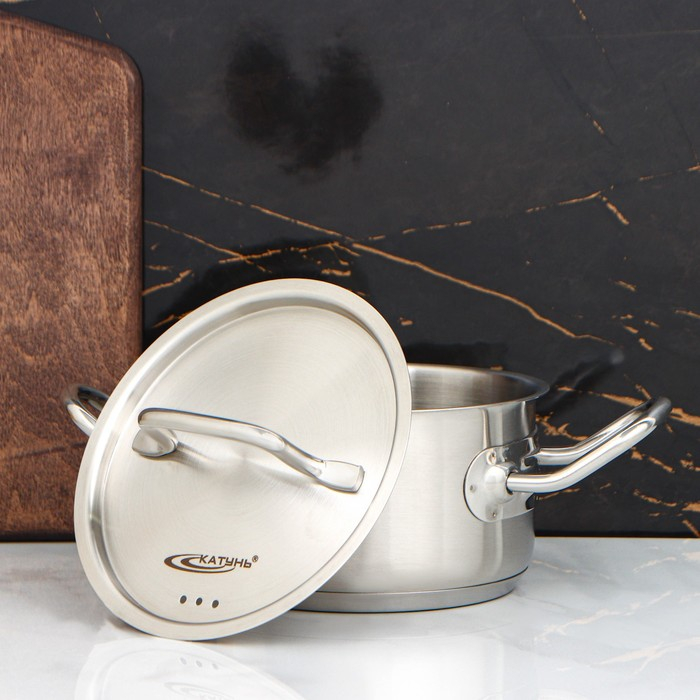 Кастрюля &laquo;Общепит&raquo;, 1 л, d=14 см, капсульное дно, индукция