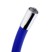 Смеситель для кухни ZEIN Z2112, однорычажный, гибкий излив, картридж 40 мм, синий/хром Смеситель для кухни ZEIN Z2112, однорычажный, гибкий излив, картридж 40 мм, синий/хром