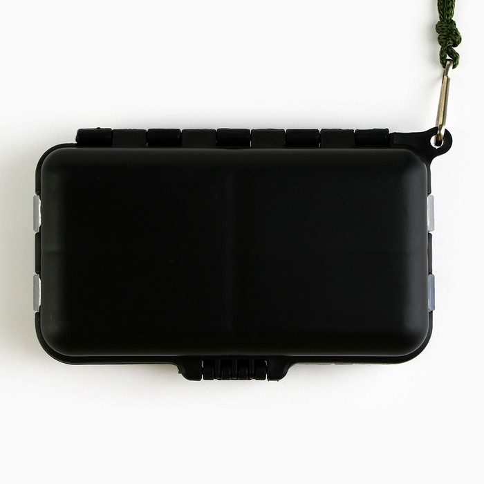 Контейнер для рыболовных снастей на веревке &laquo;Мастер своего дела&raquo;, 11 х 7 х 3,2 см