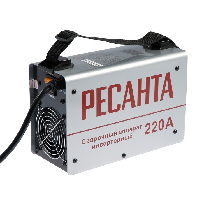 Сварочный аппарат инверторный Сварочный аппарат инверторный "Ресанта" САИ 220, 6.6 кВт, 10-220 А