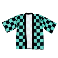 Карнавальное хаори &laquo;Демонический клинок&raquo;, р. 48-50 (XL), цвет зелёный