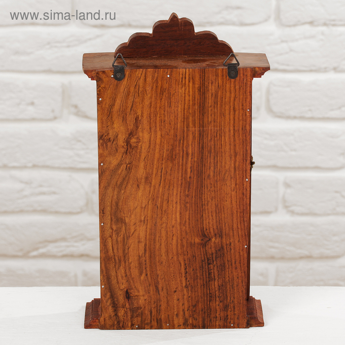 Ключница "Резные сердечки" дерево28*16*6 см