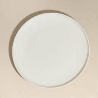 Тарелка фарфоровая Moon, d=26,5 см, белая