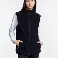 Жилет флисовый унисекс Nesse, черный, размер XS/S