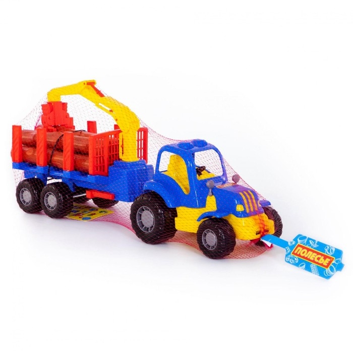 Трактор &laquo;Крепыш&raquo; с полуприцепом-лесовозом, МИКС