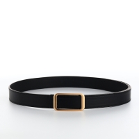 Ремень женский, ширина 2,6 см, пряжка металл, цвет чёрный Ремень женский, ширина 2,6 см, пряжка металл, цвет чёрный