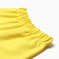 Костюм детский (футболка, шорты) MINAKU: Casual Collection цвет жёлтый, рост 110 см