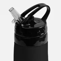 Складная бутылка для воды Langfossen, черная