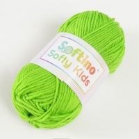 Пряжа 100% акрил "Softy Kids" 90м ±5м 50 гр цвет 47 лайм Пряжа 100% акрил "Softy Kids" 90м ±5м 50 гр цвет 47 лайм