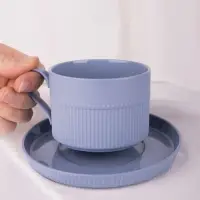 Чайная пара Pastello Moderno, голубая Чайная пара Pastello Moderno, голубая