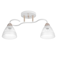 Люстра "Линда" 2х60Вт Е27 Белый, золото 47х16х23см Люстра "Линда" 2х60Вт Е27 Белый, золото 47х16х23см