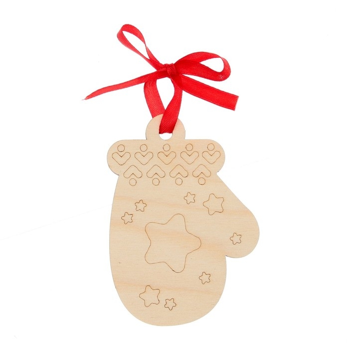 Набор для творчества &laquo;Роспись по дереву&raquo; 5 шт., с ленточкой