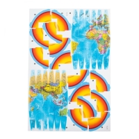 Конструктор пазл &laquo;Глобус&raquo;, 3D модель, диаметр 22 см, 71 элемент