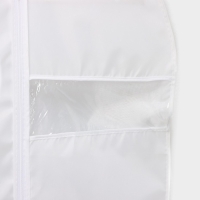 Чехол для одежды LaDо́m, ПВХ окно, плотный, 60×120 см, цвет белый Чехол для одежды LaDо́m, ПВХ окно, плотный, 60×120 см, цвет белый