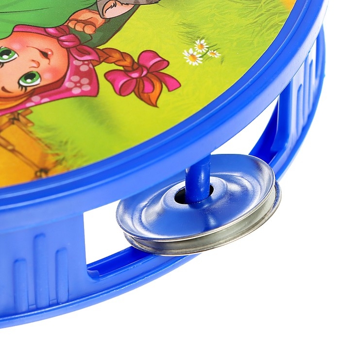 Бубен «Весело поём», большой, МИКС Бубен «Весело поём», большой, МИКС