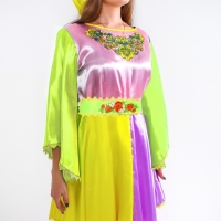 Карнавальный костюм &laquo;Весна&raquo;, платье, кокошник, р. 50-52